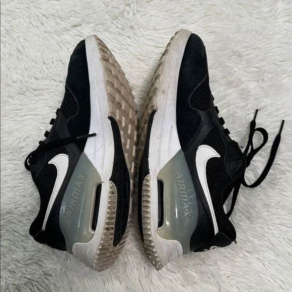 Nike Black Athletic Sneakers with White Soles - Picture 6 of 8